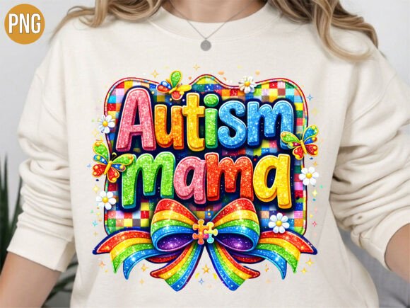 Creating Meaningful Designs with the Autism Mama Rainbow Ribbon PNG