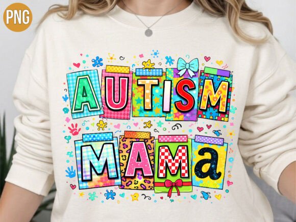 Empowering Advocacy Through Design: The Strategic Value of the Autism Mama Colorful Puzzle Pieces PNG