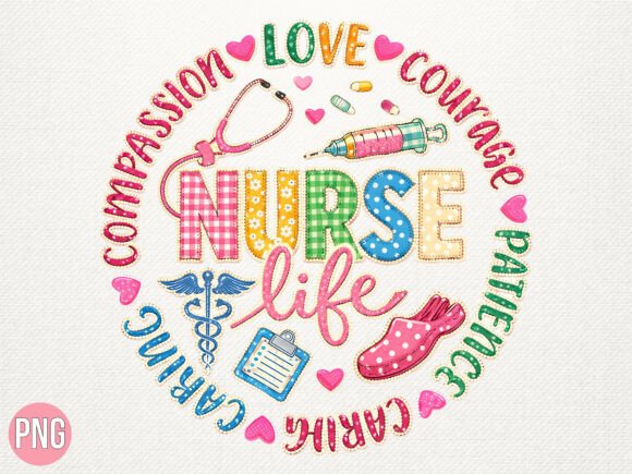 Nurse Life Compassion Quote PNG