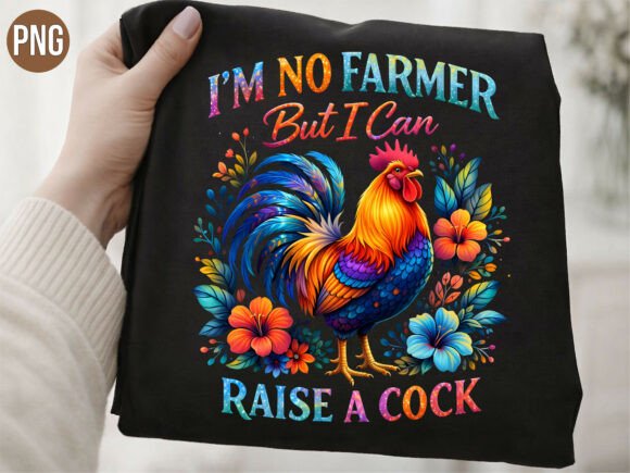 Raise a Cock Rooster Floral PNG T-SHIRT: A Guide to High-Quality Digital Design for Creative Projects