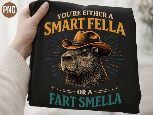 Smart Fella Capybara PNG for Creative Projects