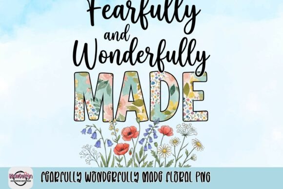 Strategic Branding with the Fearfully Wonderfully Made Floral PNG