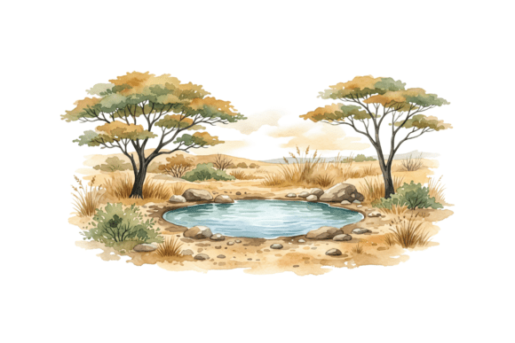 Unlocking Creative Potential with Safari Lake PNG Cut Files