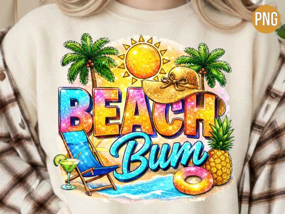 Unlocking Creativity: A Guide to Using Beach Bum Tropical Summer Vacation PNG Designs